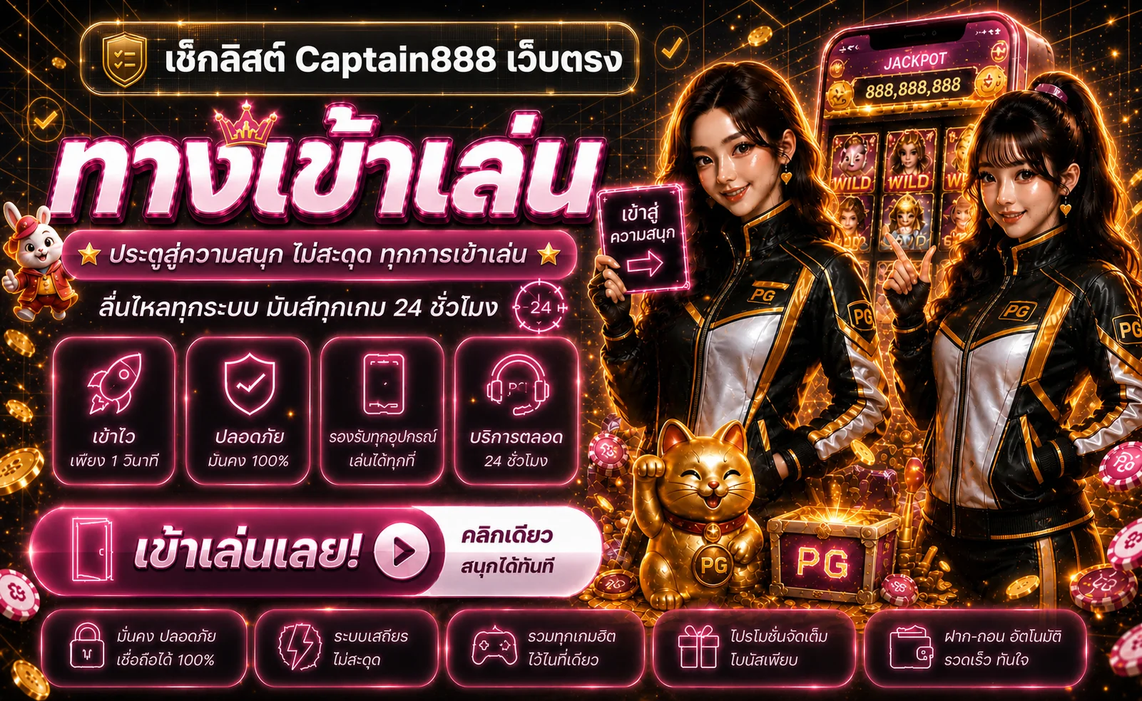 Captain888 เว็บตรงปลอดภัย เช็กลิสต์ก่อนสมัคร 2026